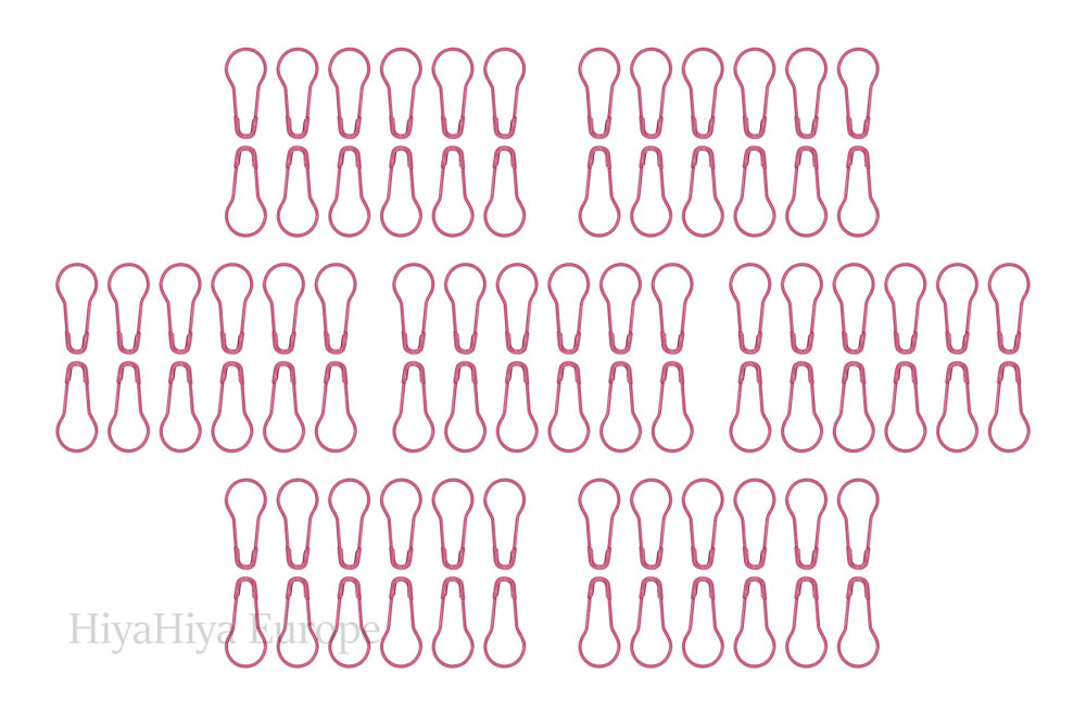 HiyaHiya Notion Tin with Pink Yarn Ball Stitch Markers and Knitter's Safety Pins Bundle - Pampering Shop