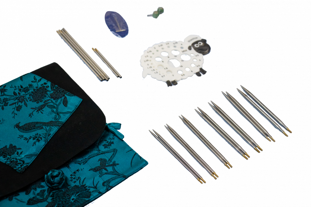 HiyaHiya Steel Interchangeable Straight Needle Set - Pampering Shop
