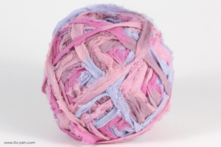 ITO MASAKI Salvia woven ribbon yarn, 63, Wine, comp: 100% Cotton