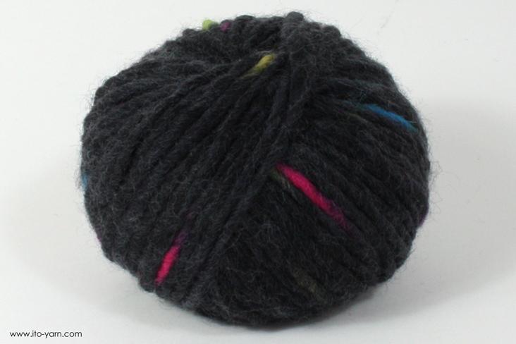 ITO MASAKI Arare classical soft roving yarn, 81, Black, comp: 100% Wool