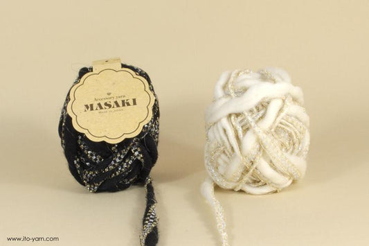 ITO MASAKI Mikado slub yarn - comp: 89% Wool  8% Nylon  3% Polyester