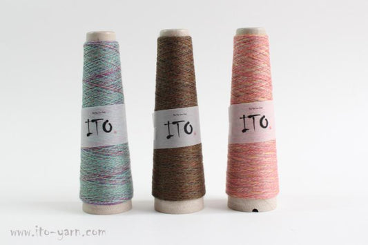 ITO Niji irregular color yarn comp: 100% Wool