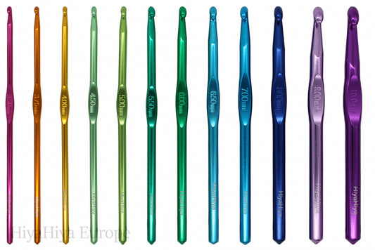 HiyaHiya Aluminium Crochet Hooks Bundle - Pampering Shop
