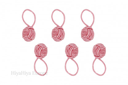 HiyaHiya Pink Yarn Ball Stitch Markers Bundle - Pampering Shop