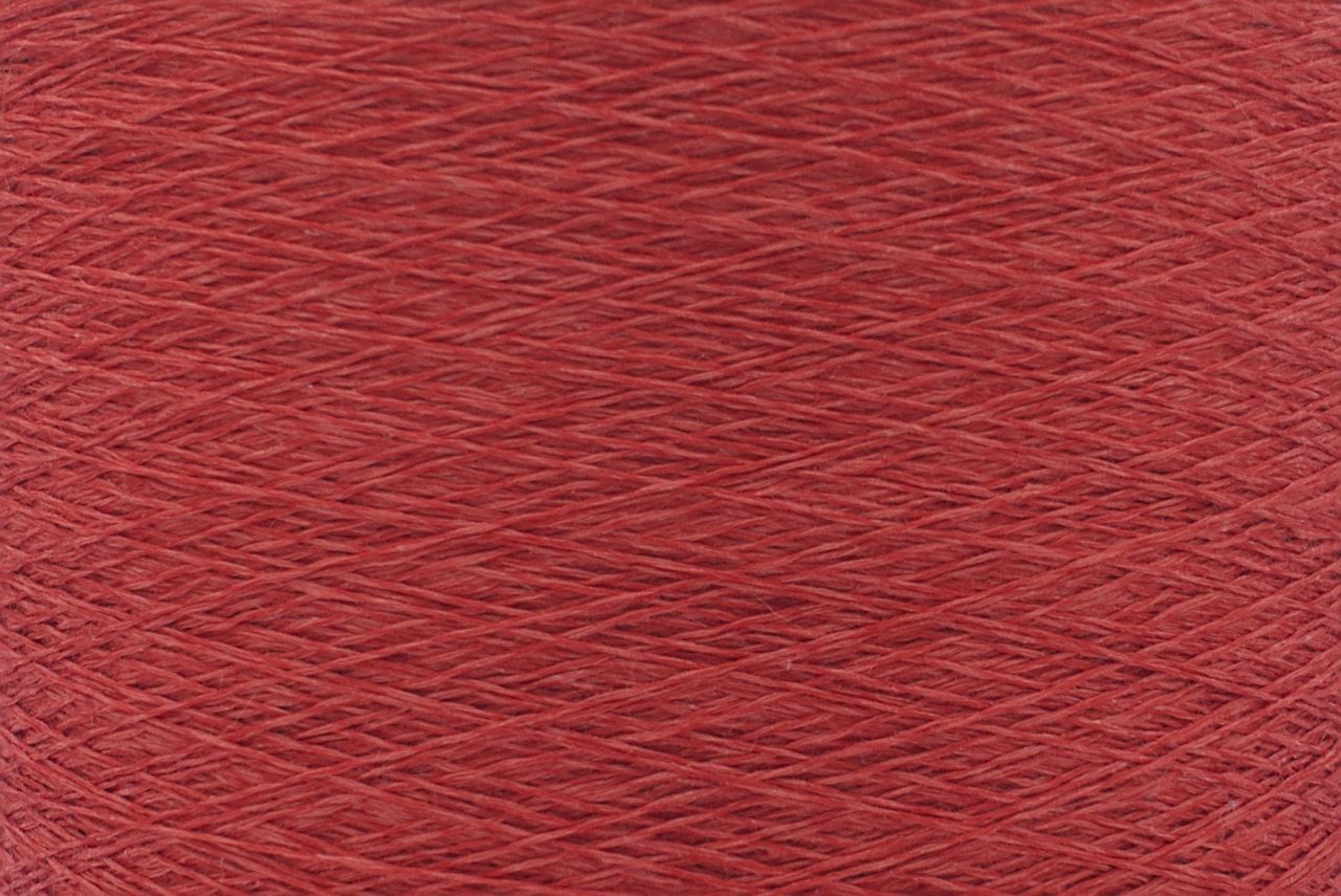  ITO Asa very fine and precious linen yarn, 080, Red, comp: 72% Linen, 18% Cotton, 10% Silk