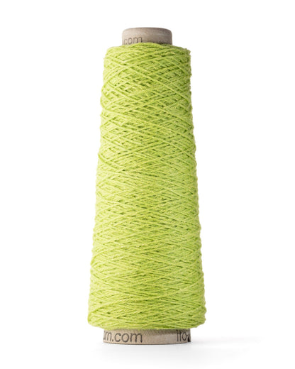ITO Shimo woolen spun yarn, 861, Lime, comp: 80% Wool, 20% Silk