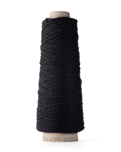 ITO Shimo woolen spun yarn, 866, Black, comp: 80% Wool, 20% Silk