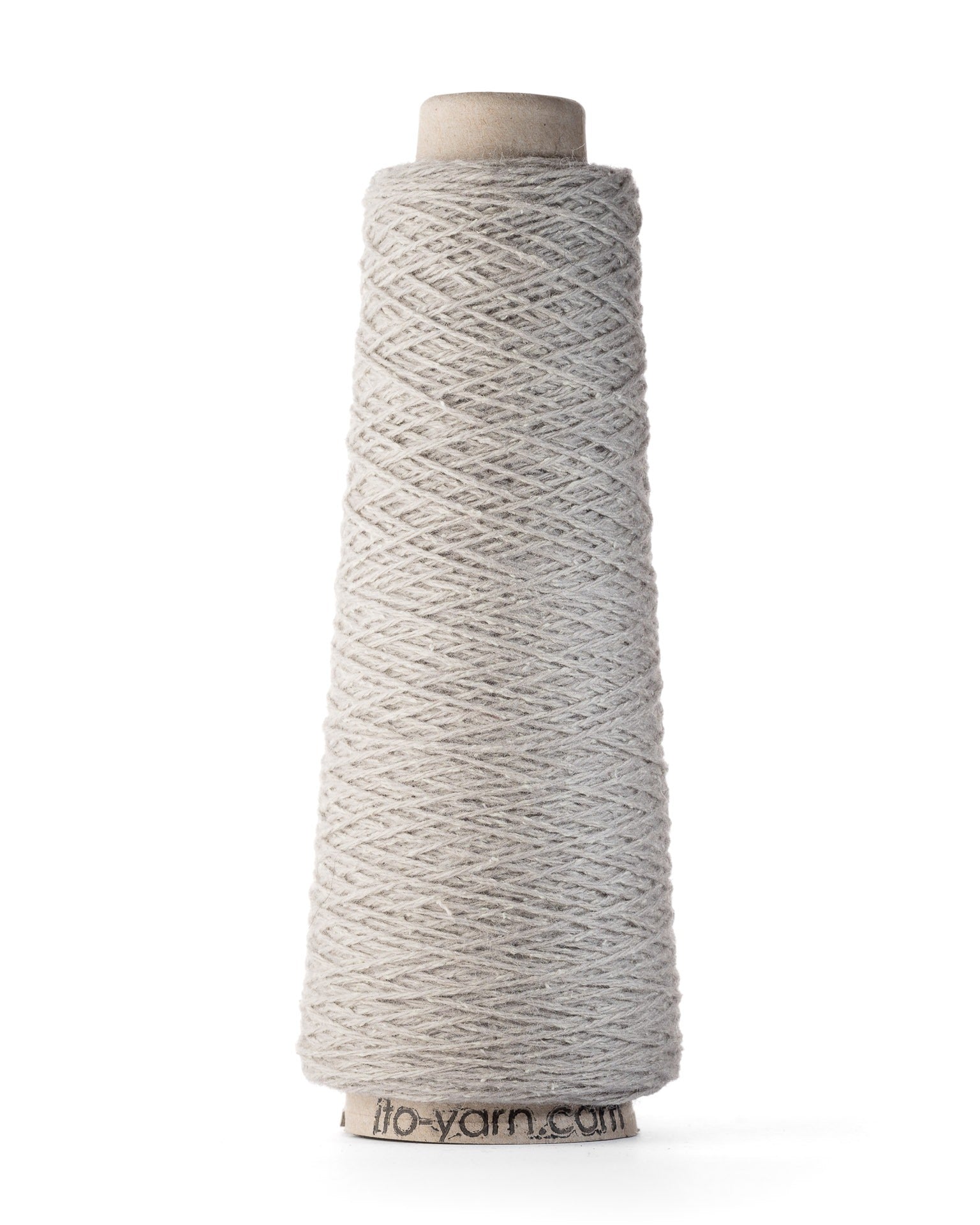ITO Shimo woolen spun yarn, 869, Pearl Gray, comp: 80% Wool, 20% Silk