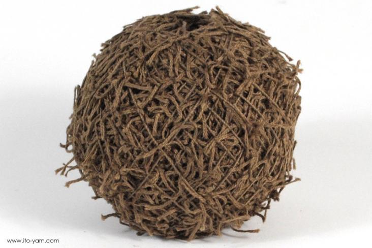 ITO MASAKI Parsley special cotton chenille yarn, 33, Brown, comp: 100% Wool   