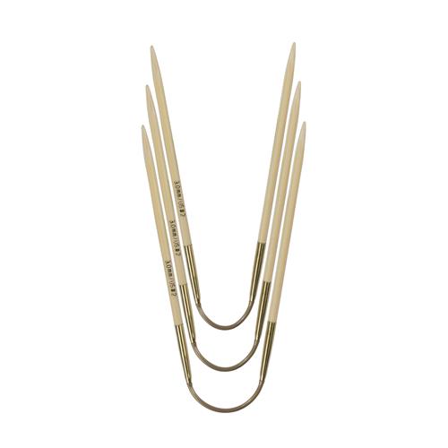 Addi CraSyTrio flexible sock needles bamboo 24 cm