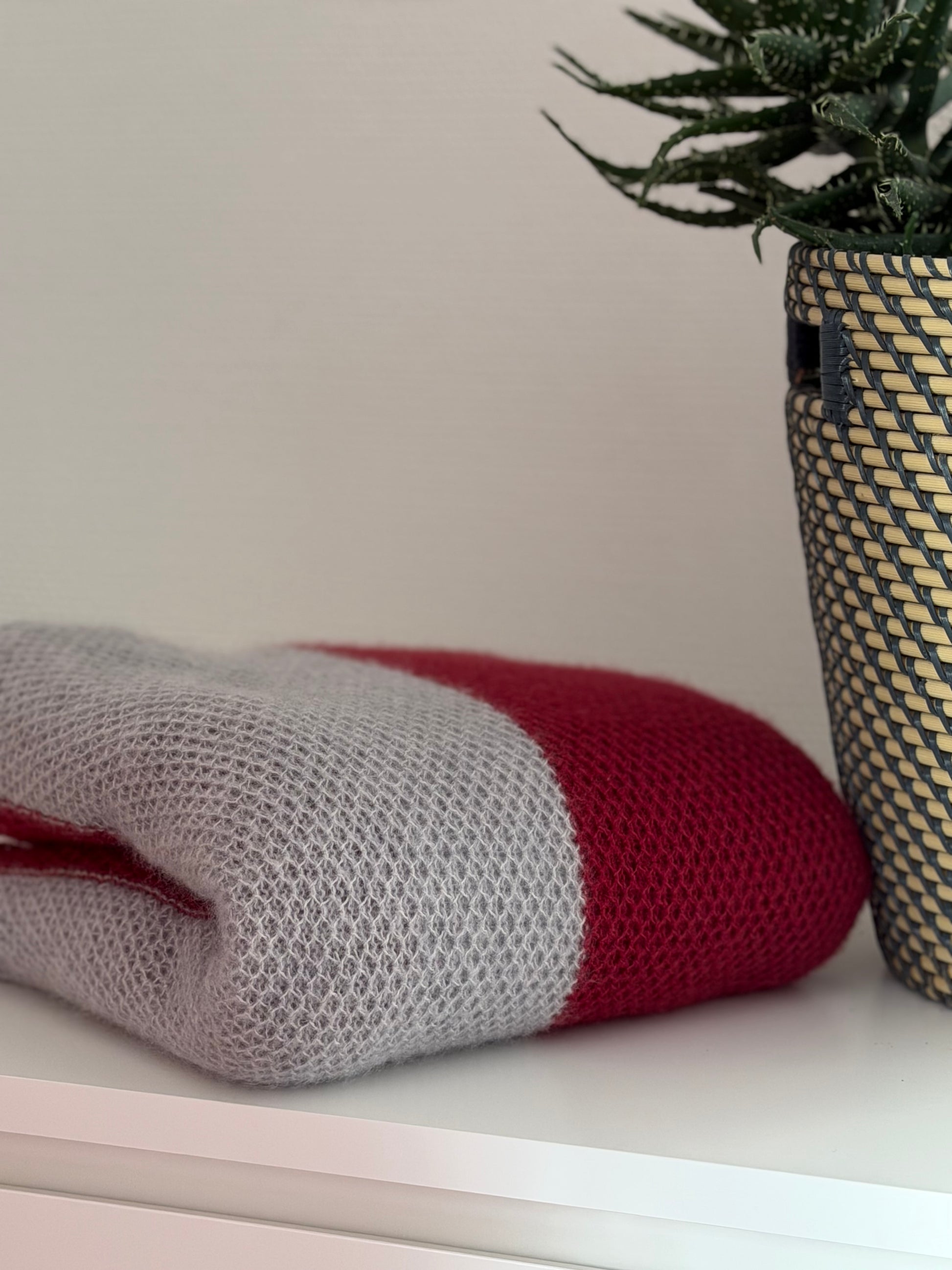 HexBlanket folded and displayed