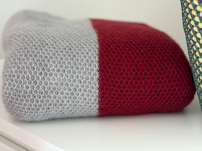 HexBlanket Folded and displayed up close