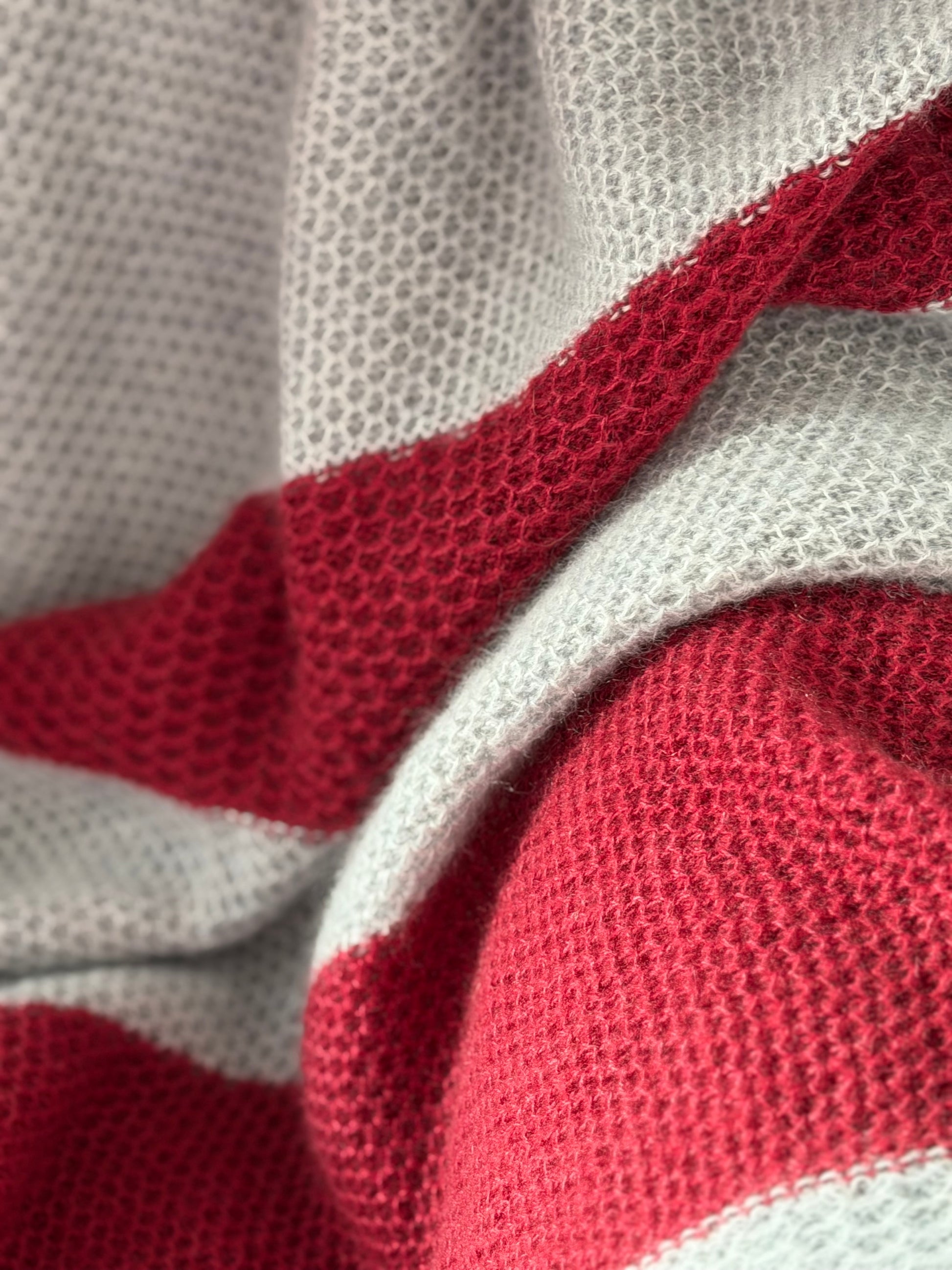 HexBlanket Layered on display chair