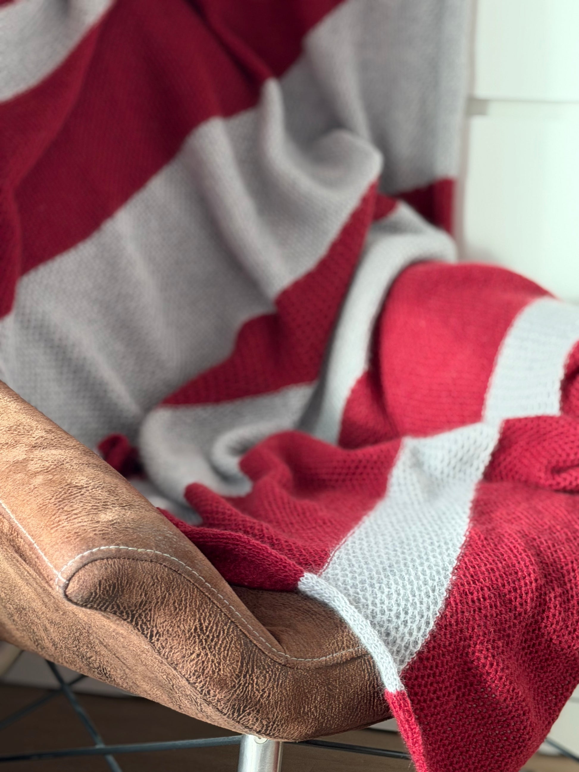 HexBlanket Laid out on chair