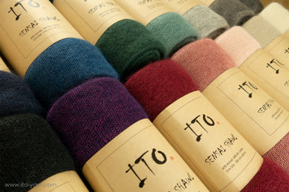 ITO, Sensai Shawl of gentle yarn
