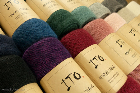 ITO, Sensai Shawl of gentle yarn