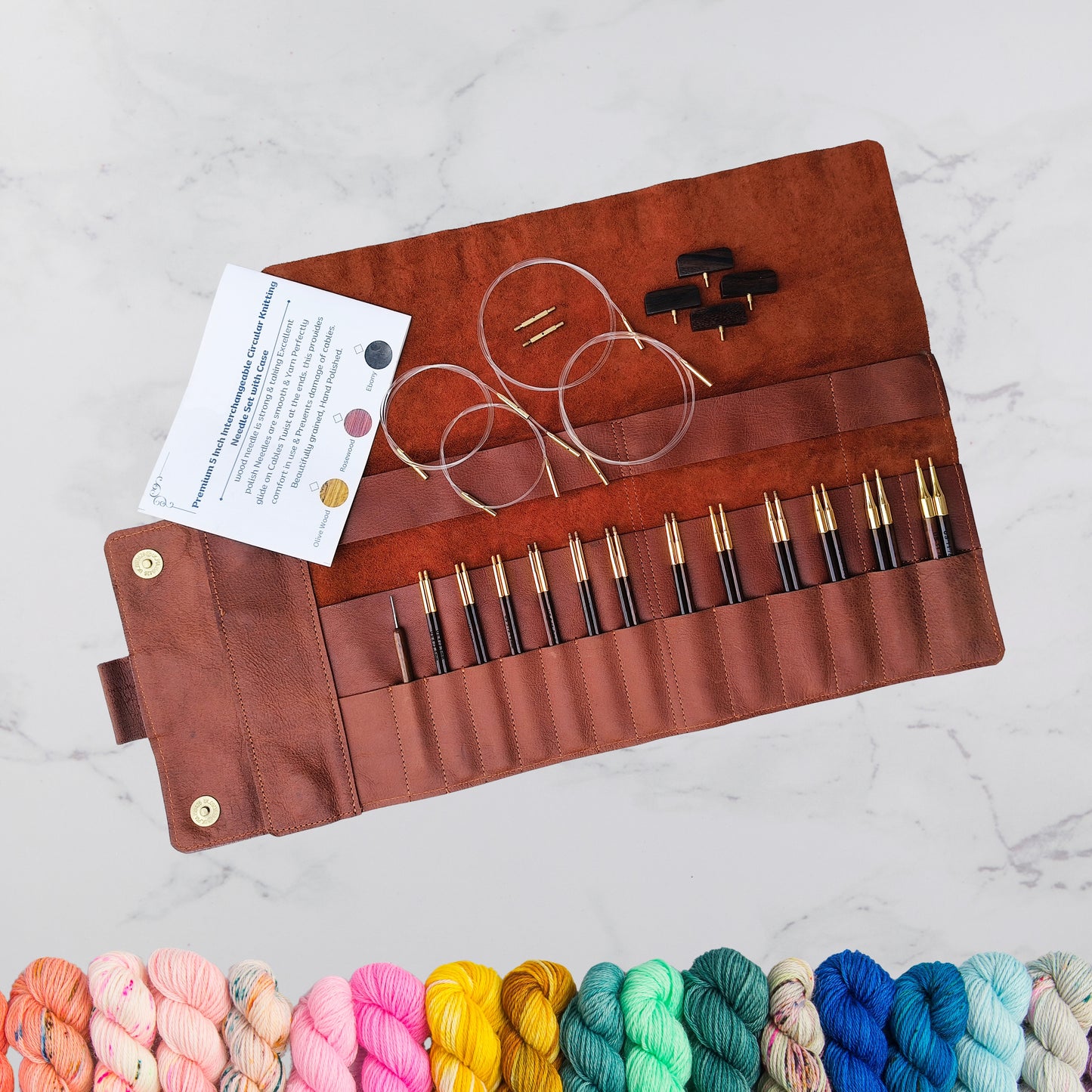 Kraftica - Ebony Short tips 3.5 / 5.0 Inch Interchangeable Set