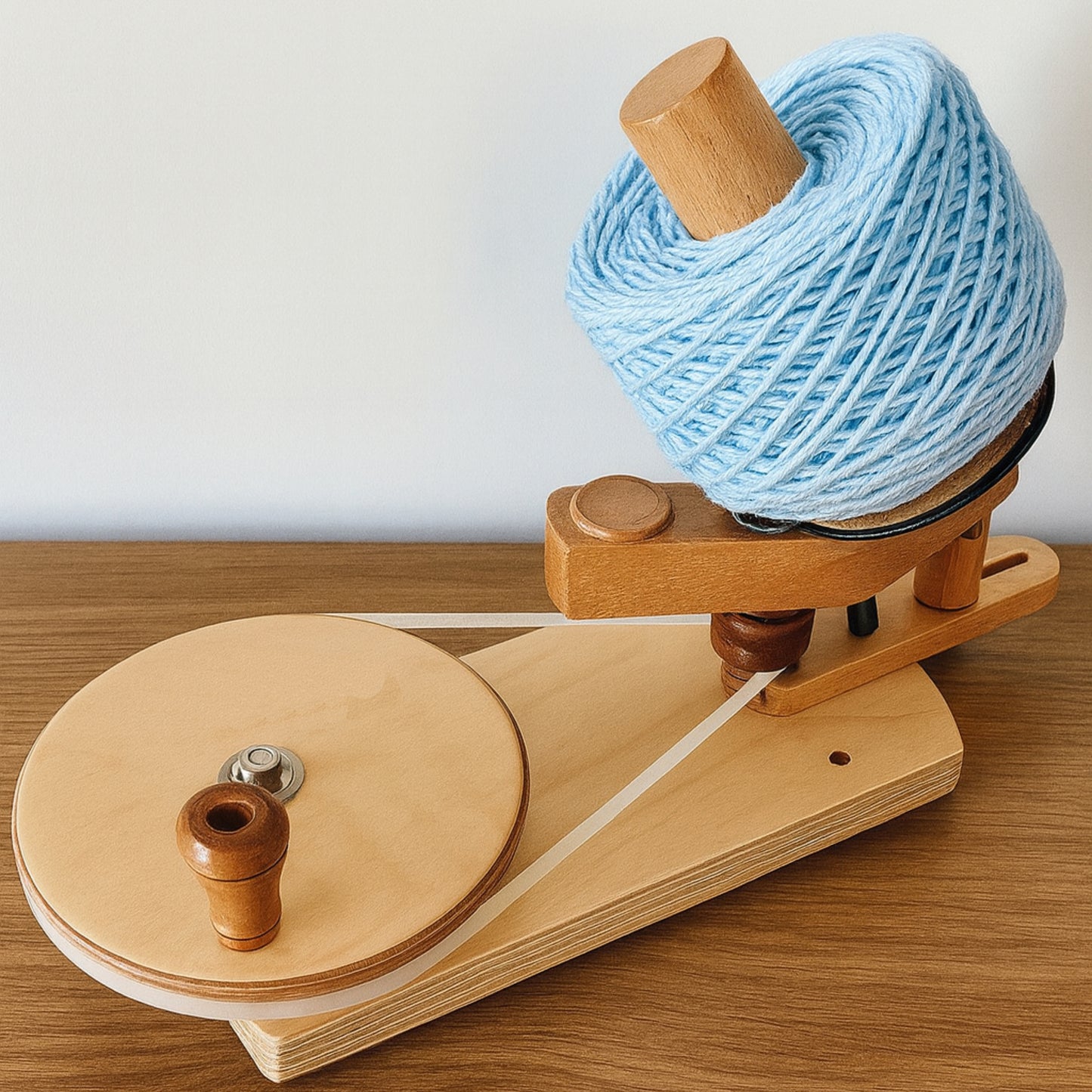 Jumbo Yarn Ball Winder | Professional Grade | Hardwood Maple - 17 oz. / 450g Capacity