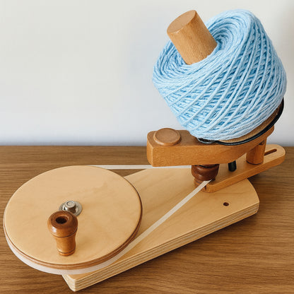 Jumbo Yarn Ball Winder | Professional Grade | Hardwood Maple - 17 oz. / 450g Capacity