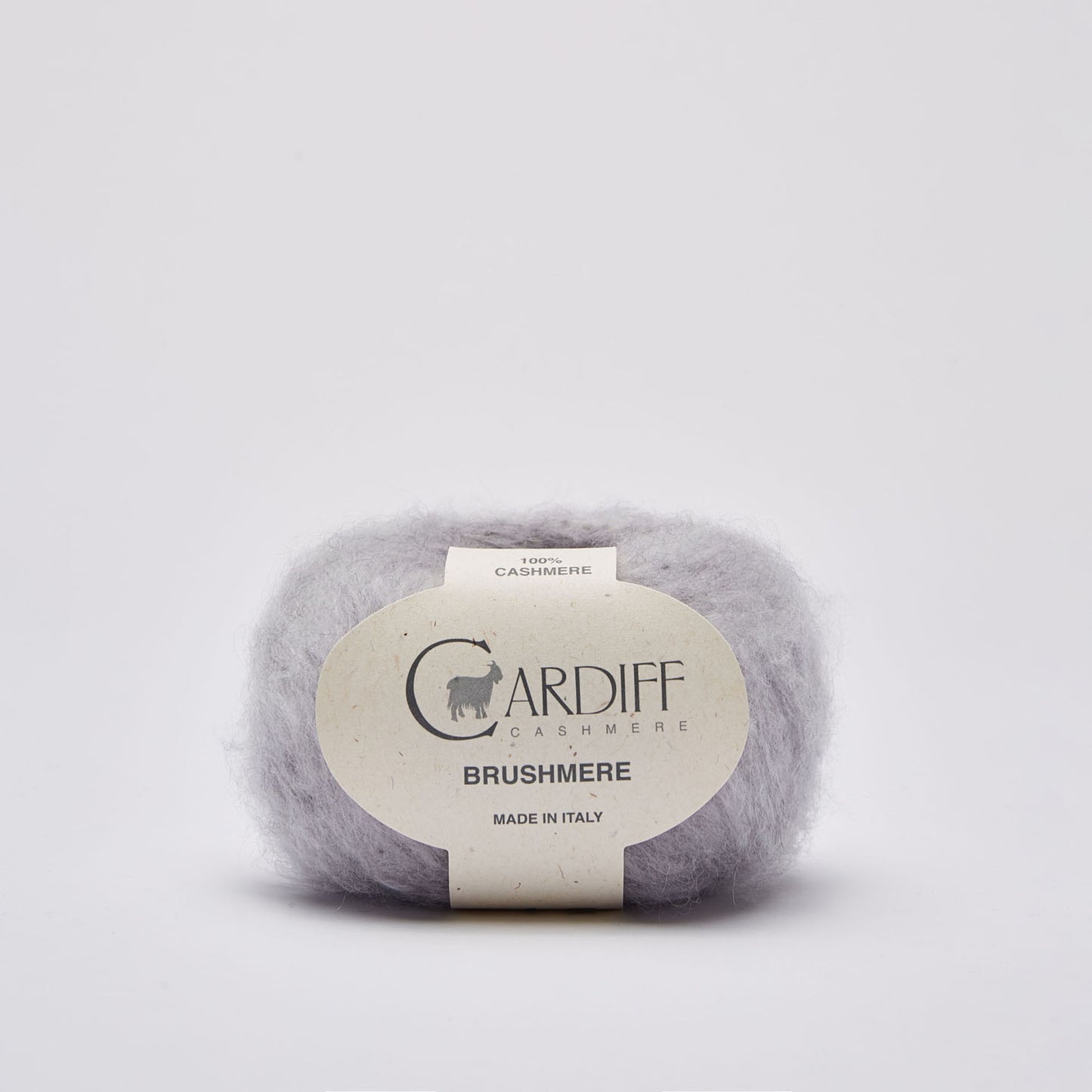 Cardiff BRUSHMERE gentle yarn, 104, POMICE, comp: 100% Cashmere