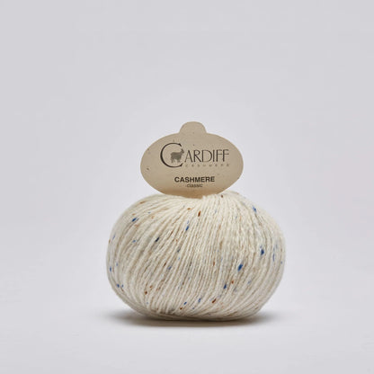 Cardiff CLASSIC gentle yarn, 301, NORDIK, comp: 100% Cashmere