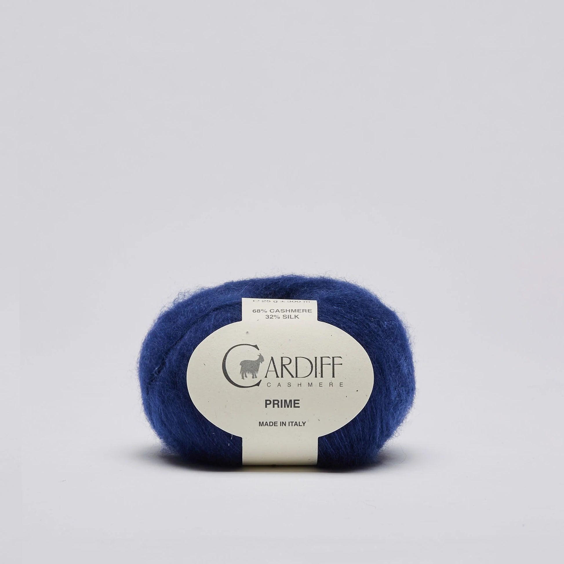 Cardiff PRIME gentle yarn, 108, INDACO, comp: 68% Cashmere 32% Silk