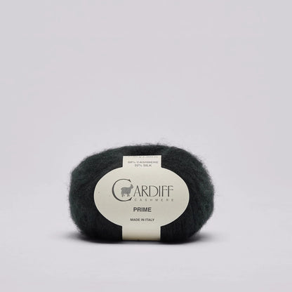 Cardiff PRIME gentle yarn, 110, BLACK, comp: 68% Cashmere 32% Silk