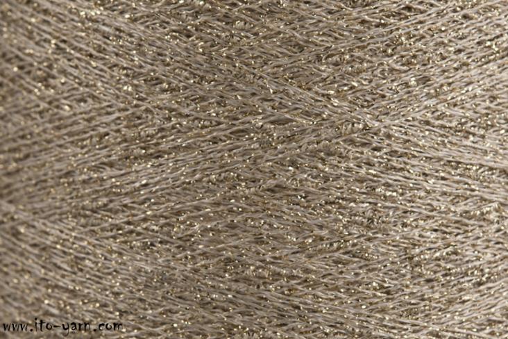 ITO Kin Gin glamour yarn, 271, Gold W, comp: 51% Viscose, 49% Polyester
