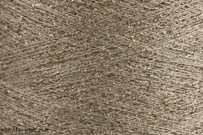 ITO Kin Gin glamour yarn, 271, Gold W, comp: 51% Viscose, 49% Polyester