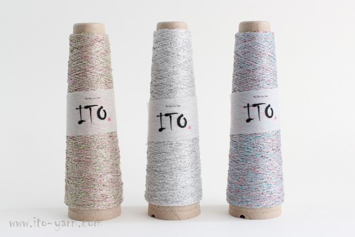 ITO Kin Gin glamour yarn comp: 51% Viscose and 49% Polyester