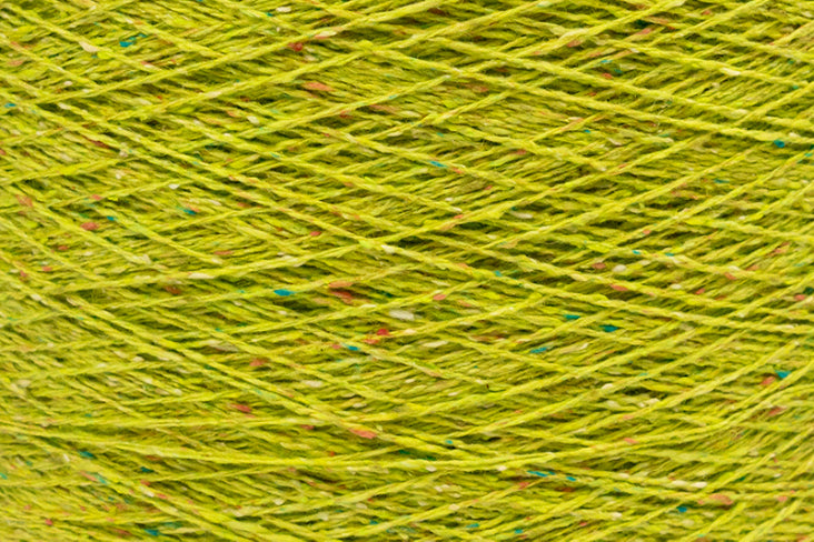 ITO Kinu silk noil yarn, 492, Lime, comp: 100% Silk