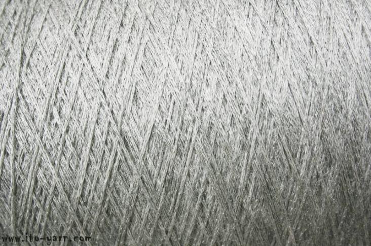 ITO Kouki tape yarn, 233, Gray, comp: 56% Ramie, 44% Silk