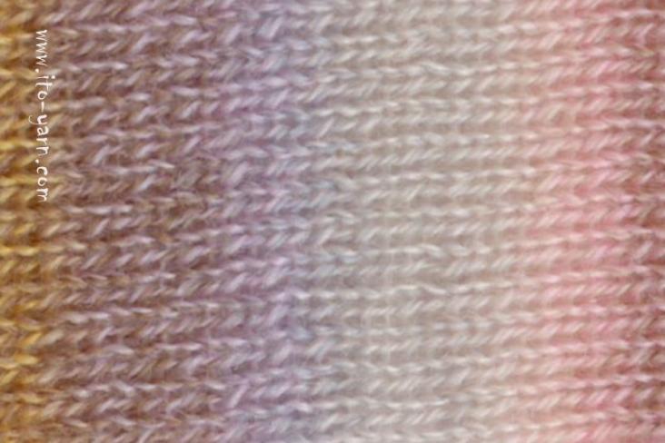 ITO Niji irregular color yarn, 259, Shades of Pink, comp: 100% Wool