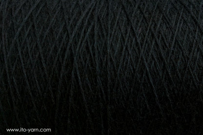 ITO Rakuda luxurious blend yarn, 640, Black, comp: 70% Wool, 30% Camel