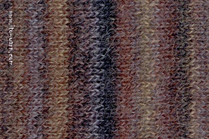 ITO Tsuchi super-soft yarn, 281, Mix Brown, comp: 70% Alpaca, 30% Wool