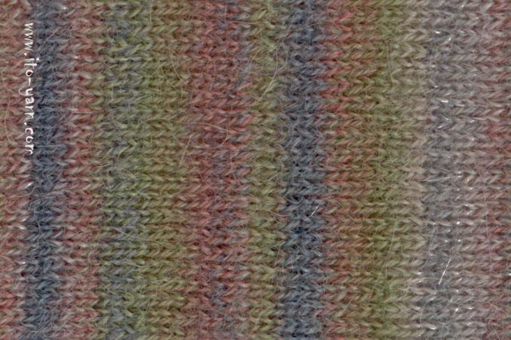 ITO Tsuchi super-soft yarn, 282, Mix Green, comp: 70% Alpaca, 30% Wool