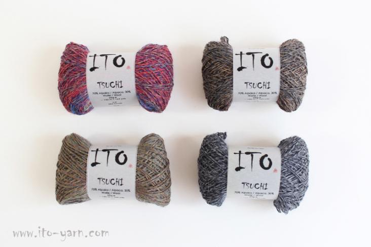 ITO Tsuchi super-soft yarn comp: 70% Alpaca and 30% Wool