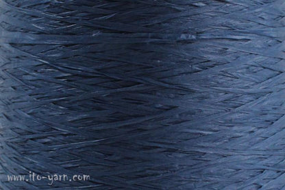 ITO Wagami linen based tape yarn, 525, Dark Blue, comp: 100% Paper