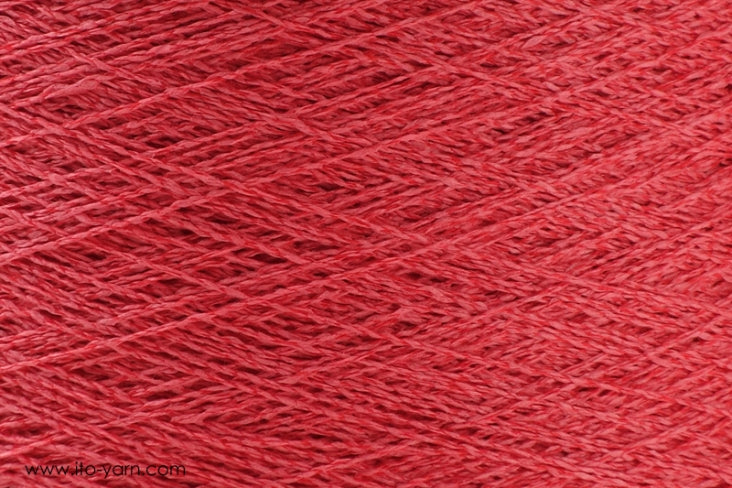 ITO Washi noble Japanese paper yarn, 606, Chilli Pepper, comp: 54% Paper, 46% Viscose