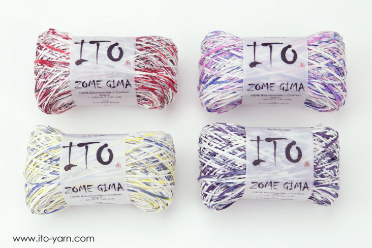 ITO Zome Gima flat yarn comp: 100% Cotton