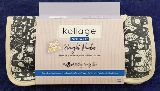 Kollage Straight Needle Set - Gold Edition