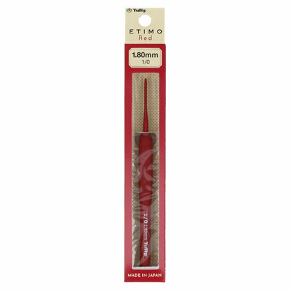 Tulip Etimo Red Crochet Hook with Soft Grip