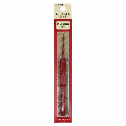 Tulip Etimo Red Crochet Hook with Soft Grip