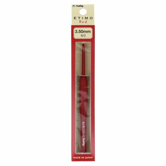 Tulip Etimo Red Crochet Hook with Soft Grip