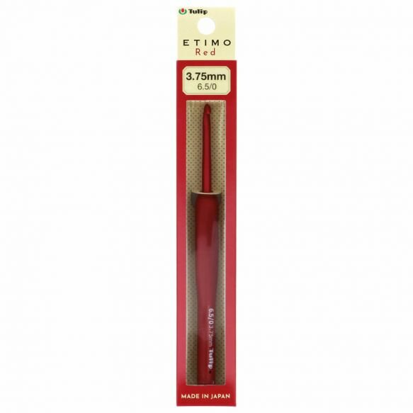 Tulip Etimo Red Crochet Hook with Soft Grip